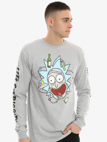 rick and morty long sleeve shirt